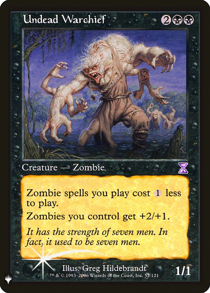 Undead Warchief [Mystery Booster] | Deep Dive Games St. Marys