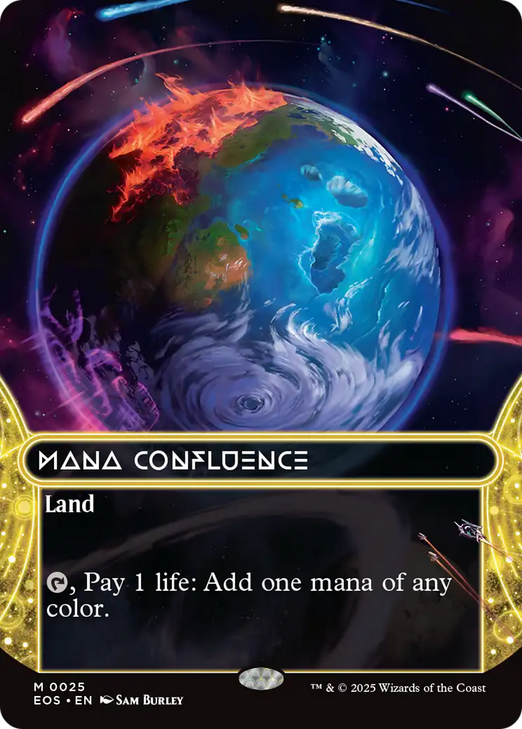 Mana Confluence (0025) (Borderless) [Edge of Eternities: Stellar Sights] | Deep Dive Games St. Marys