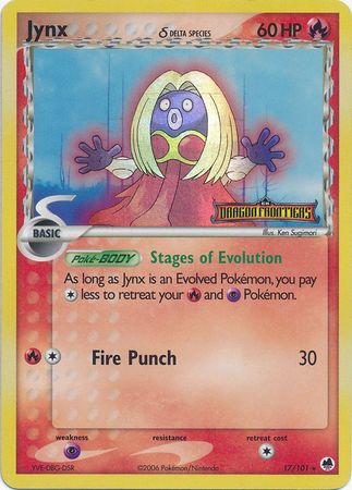 Jynx (17/101) (Delta Species) (Stamped) [EX: Dragon Frontiers] | Deep Dive Games St. Marys