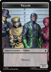 Shapeshifter (018) // Villain (025) Double-Sided Token (Surge Foil) [Marvel Super Heroes Commander Tokens] | Deep Dive Games St. Marys