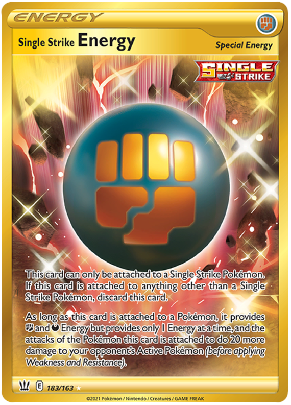 Single Strike Energy (183/163) [Sword & Shield: Battle Styles] | Deep Dive Games St. Marys