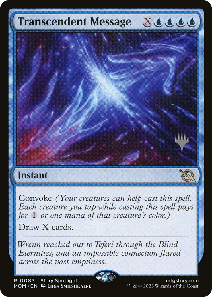Transcendent Message (Promo Pack) [March of the Machine Promos] | Deep Dive Games St. Marys