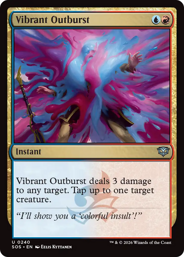 Vibrant Outburst [Secrets of Strixhaven] | Deep Dive Games St. Marys