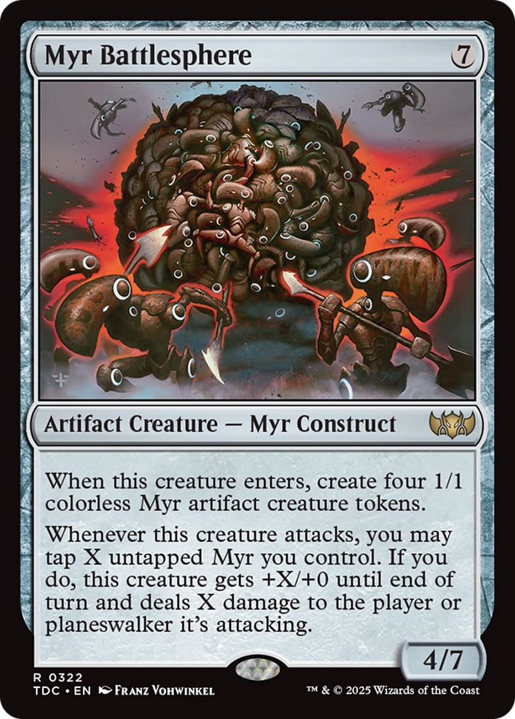 Myr Battlesphere [Tarkir: Dragonstorm Commander] | Deep Dive Games St. Marys
