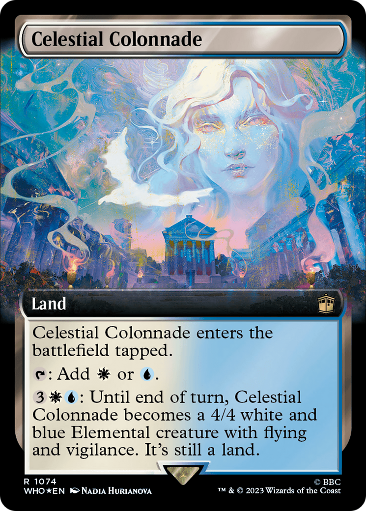 Celestial Colonnade (Extended Art) (Surge Foil) [Doctor Who] | Deep Dive Games St. Marys