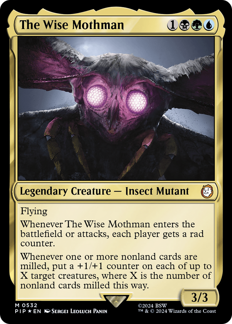 The Wise Mothman (Surge Foil) [Fallout] | Deep Dive Games St. Marys