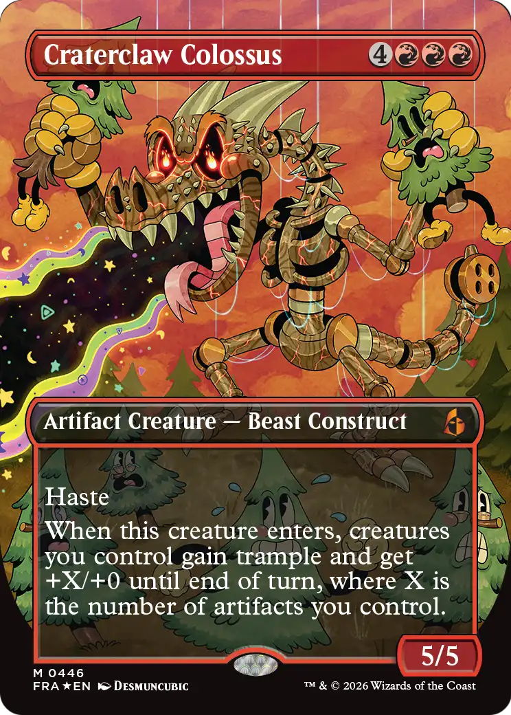Craterclaw Colossus (Borderless) (0446) [Reality Fracture] | Deep Dive Games St. Marys