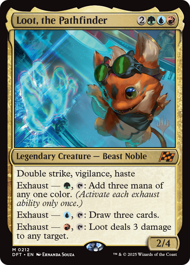Loot, the Pathfinder (Promo Pack) [Aetherdrift Promos] | Deep Dive Games St. Marys