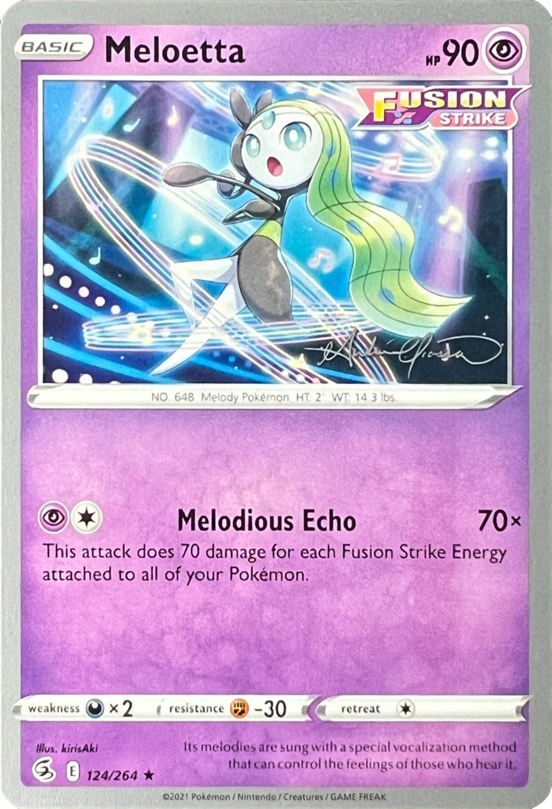 Meloetta (124/264) (The Shape of Mew - Andre Chiasson) [World Championships 2022] | Deep Dive Games St. Marys