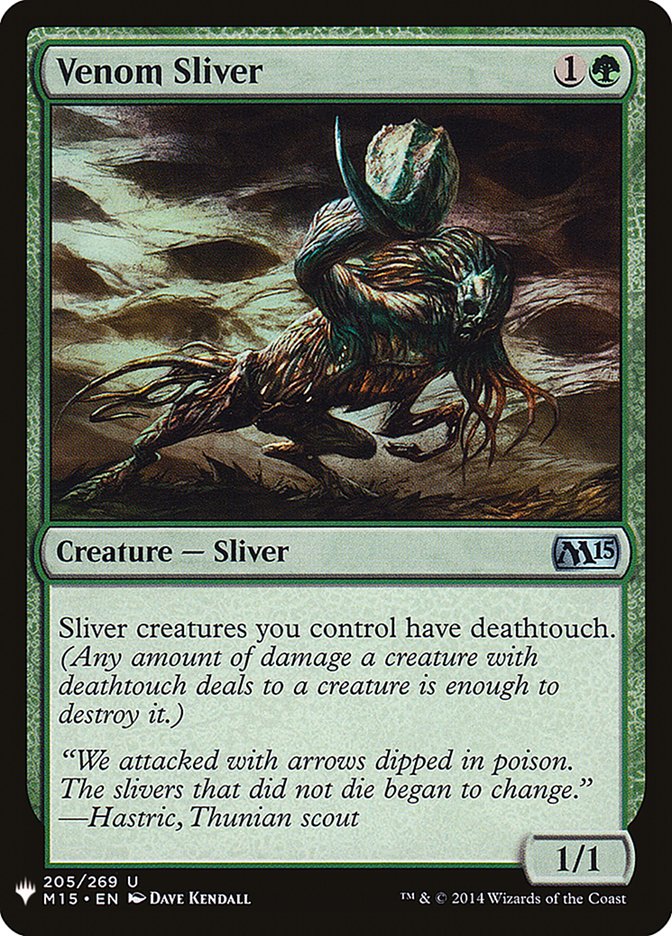 Venom Sliver [Mystery Booster] | Deep Dive Games St. Marys