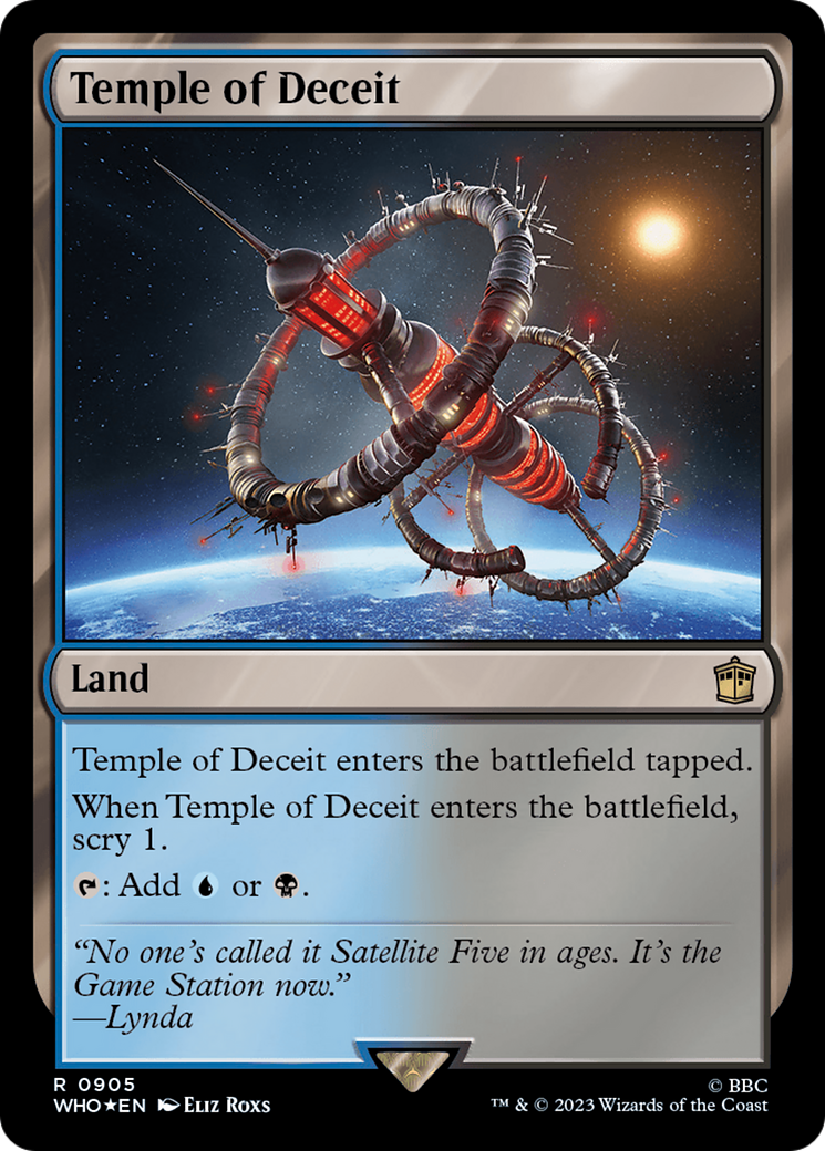 Temple of Deceit (Surge Foil) [Doctor Who] | Deep Dive Games St. Marys