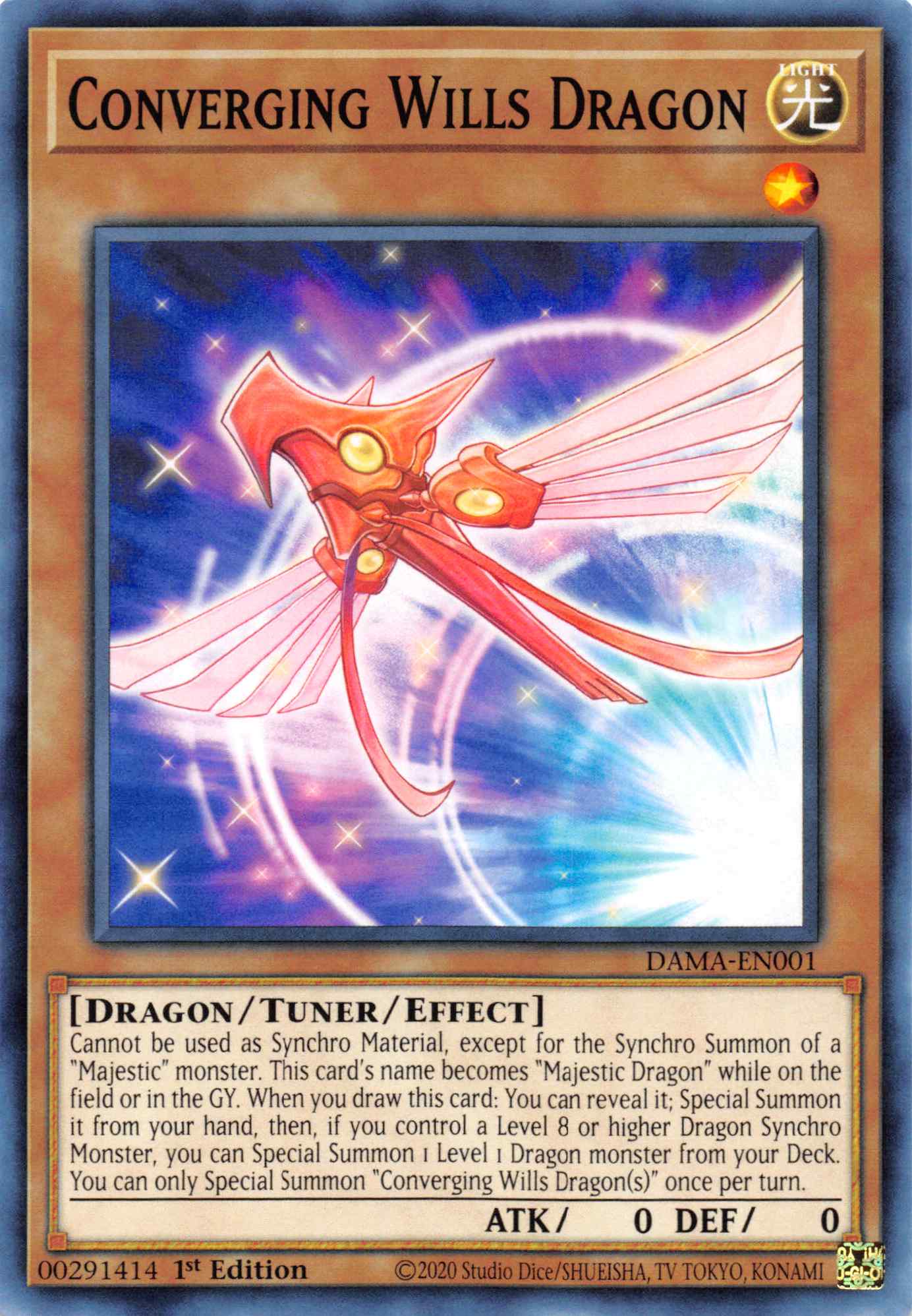 Convergging Wills Dragon [DAMA-EN001] Common | Deep Dive Games St. Marys