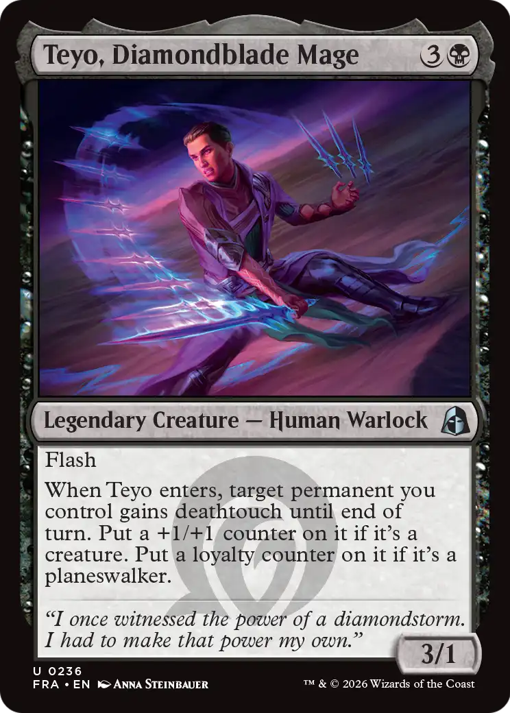 Teyo, Diamondblade Mage [Reality Fracture] | Deep Dive Games St. Marys