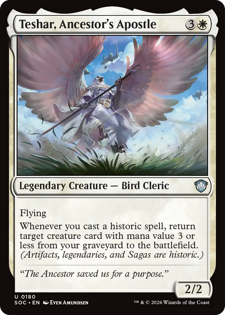 Teshar, Ancestor's Apostle [Secrets of Strixhaven Commander] | Deep Dive Games St. Marys