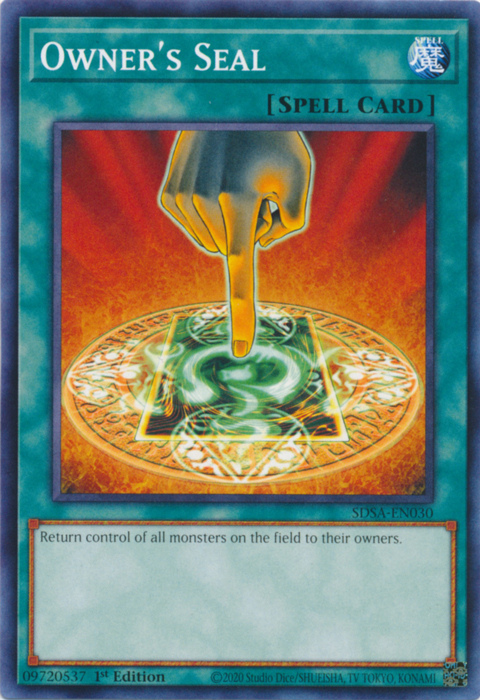 Owner's Seal [SDSA-EN030] Common | Deep Dive Games St. Marys