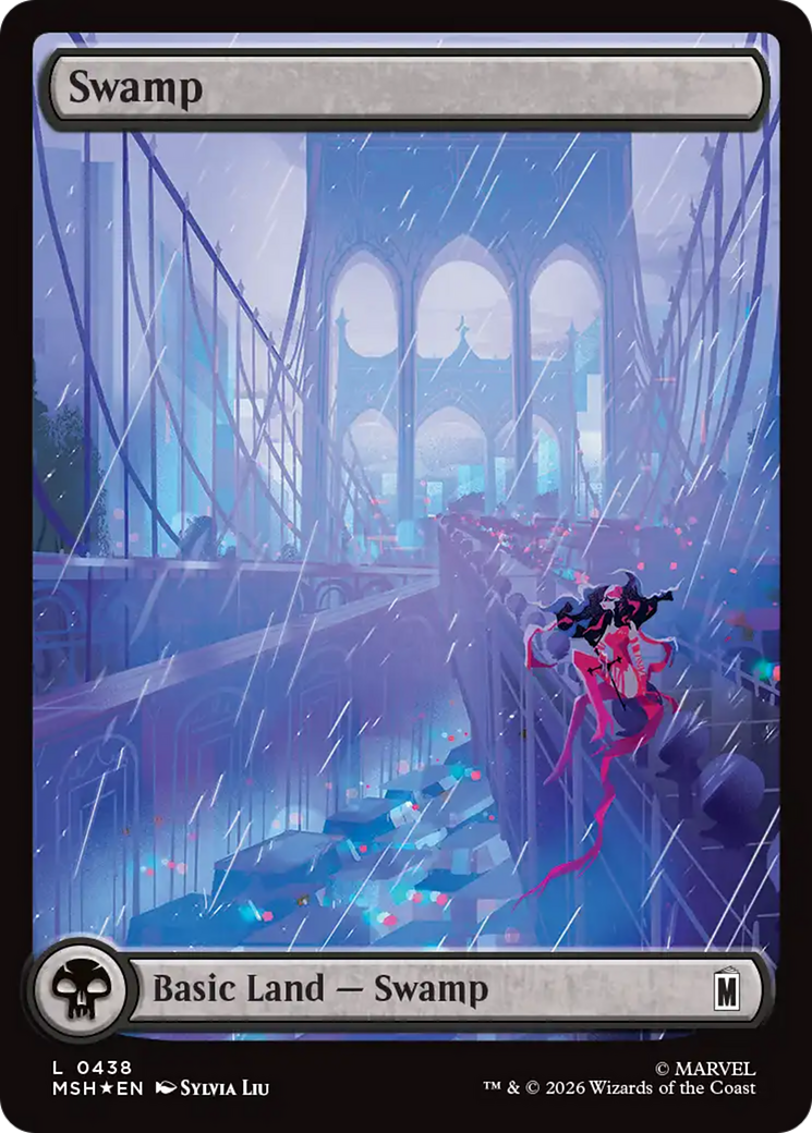 Swamp (0438) (Surge Foil) [Marvel Super Heroes] | Deep Dive Games St. Marys