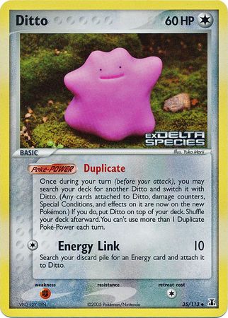 Ditto (35/113) (Stamped) [EX: Delta Species] | Deep Dive Games St. Marys