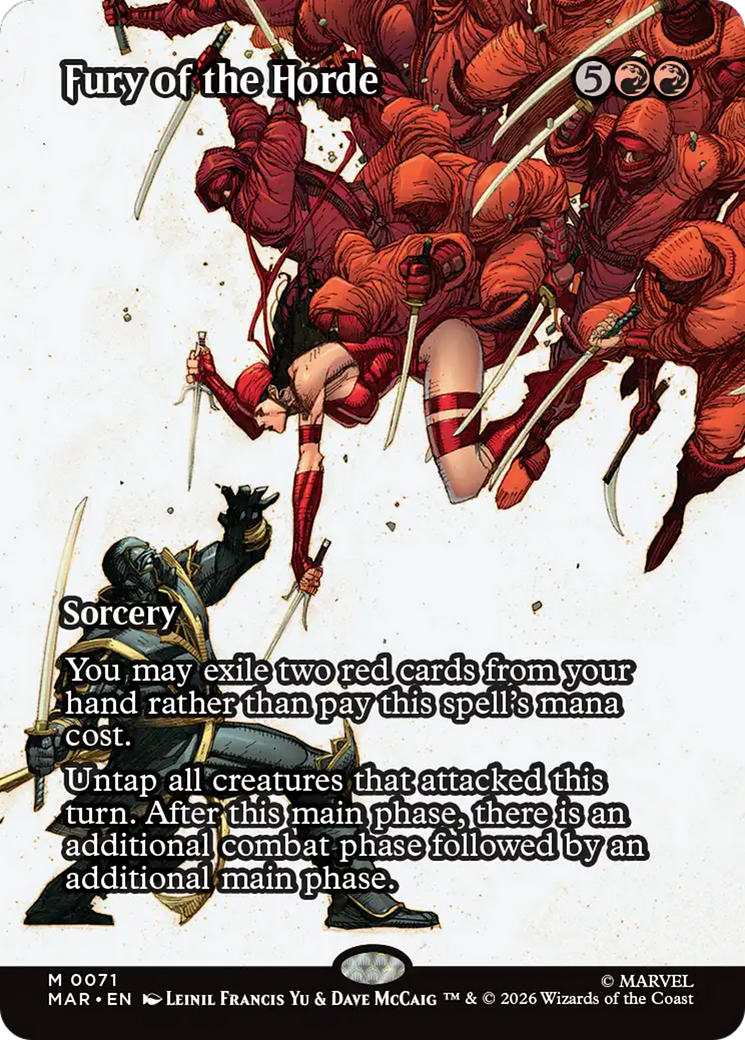 Fury of the Horde (Borderless) [Marvel Universe: Eternal-Legal] | Deep Dive Games St. Marys