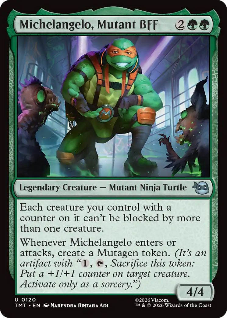 Michelangelo, Mutant BFF [Teenage Mutant Ninja Turtles] | Deep Dive Games St. Marys
