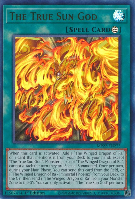 The True Sun God [MP22-EN275] Ultra Rare | Deep Dive Games St. Marys
