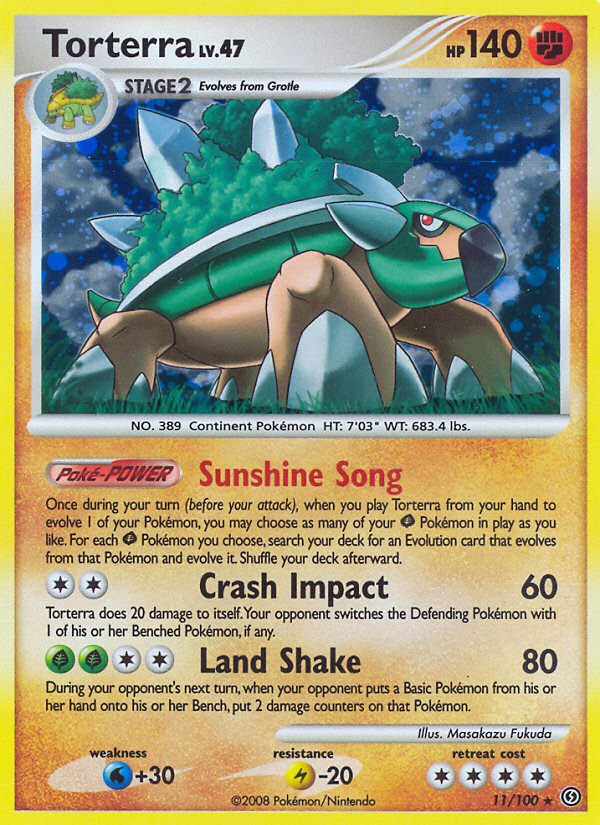 Torterra (11/100) [Diamond & Pearl: Stormfront] | Deep Dive Games St. Marys