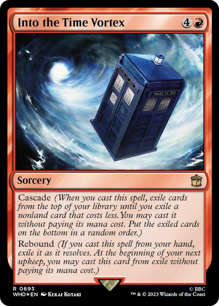 Into the Time Vortex (Surge Foil) [Doctor Who] | Deep Dive Games St. Marys