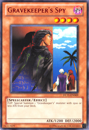 Gravekeeper's Spy (Red) [DL11-EN009] Rare | Deep Dive Games St. Marys