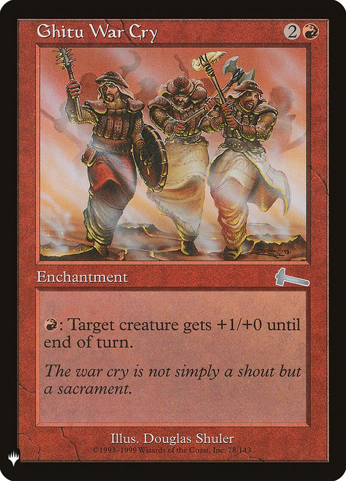 Ghitu War Cry [Mystery Booster] | Deep Dive Games St. Marys