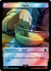 Warrior // Food (0058) Double-Sided Token (Surge Foil) [Doctor Who Tokens] | Deep Dive Games St. Marys