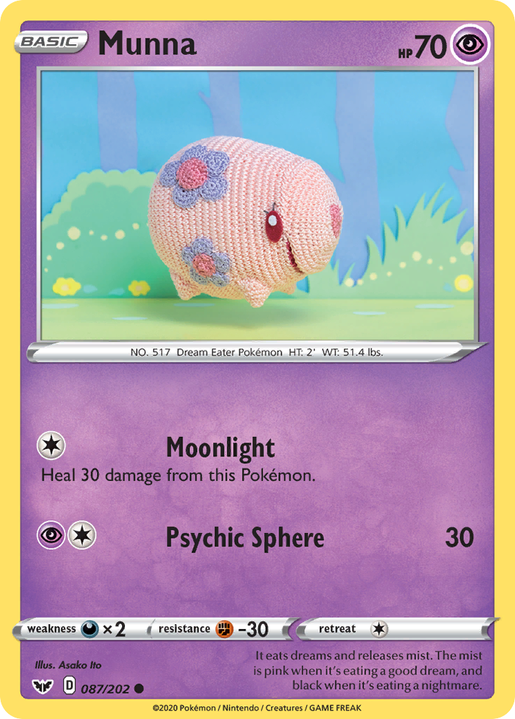 Munna (087/202) [Sword & Shield: Base Set] | Deep Dive Games St. Marys