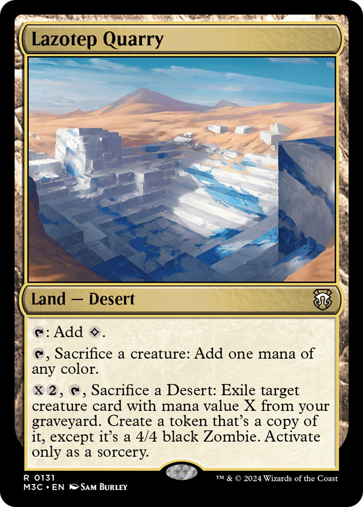 Lazotep Quarry (Extended Art) [Modern Horizons 3 Commander] | Deep Dive Games St. Marys