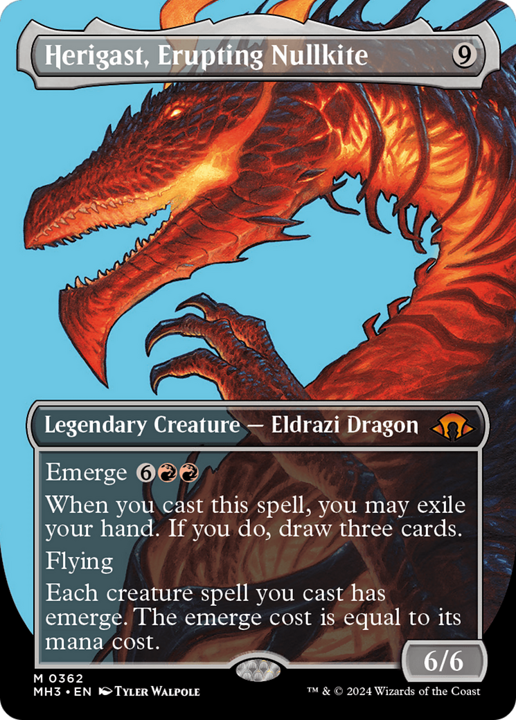 Herigast, Erupting Nullkite (Borderless) [Modern Horizons 3] | Deep Dive Games St. Marys