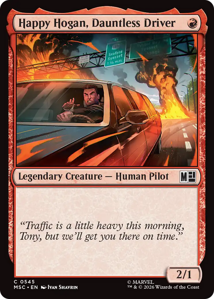 Happy Hogan, Dauntless Driver (0545) [Marvel Super Heroes Commander] | Deep Dive Games St. Marys