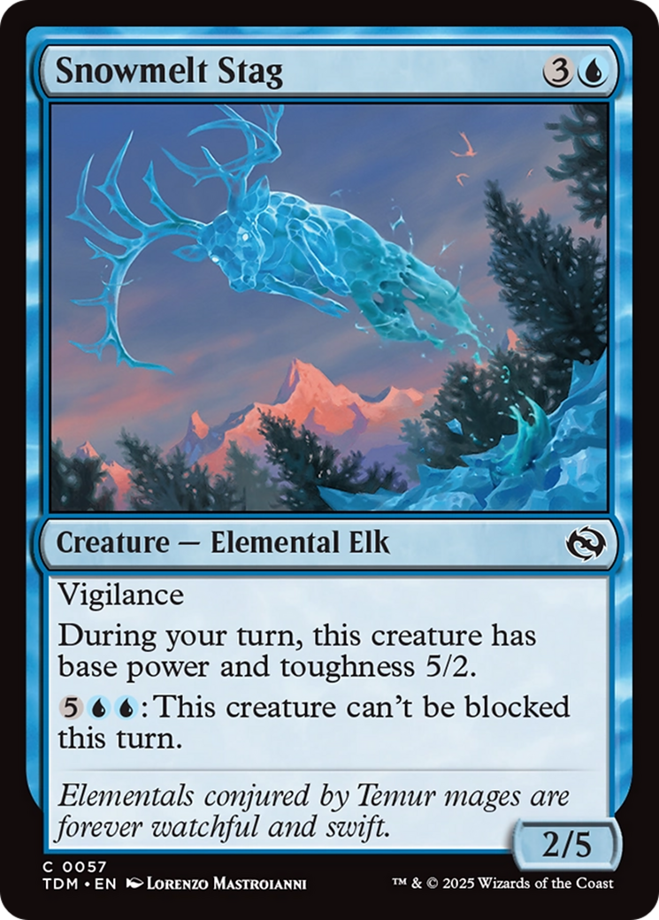 Snowmelt Stag [Tarkir: Dragonstorm] | Deep Dive Games St. Marys