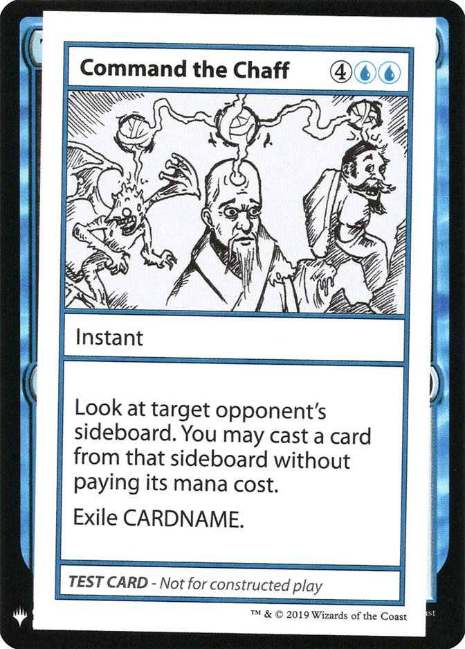 Command the Chaff [Mystery Booster Playtest Cards] | Deep Dive Games St. Marys