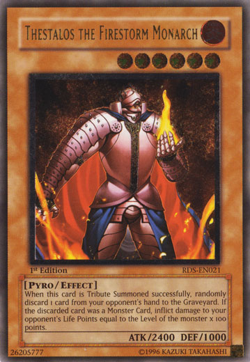 Thestalos the Firestorm Monarch [RDS-EN021] Ultimate Rare | Deep Dive Games St. Marys