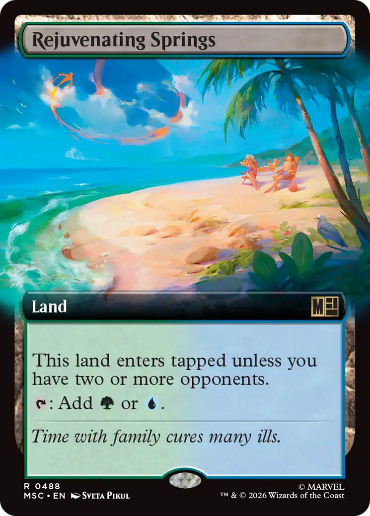 Rejuvenating Springs (Extended Art) [Marvel Super Heroes Commander] | Deep Dive Games St. Marys