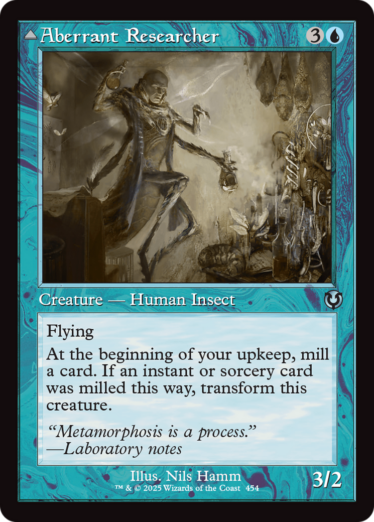 Aberrant Researcher // Perfected Form (Retro Frame) [Innistrad Remastered] | Deep Dive Games St. Marys