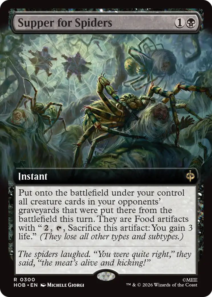 Supper for Spiders (Extended Art) [The Hobbit] | Deep Dive Games St. Marys