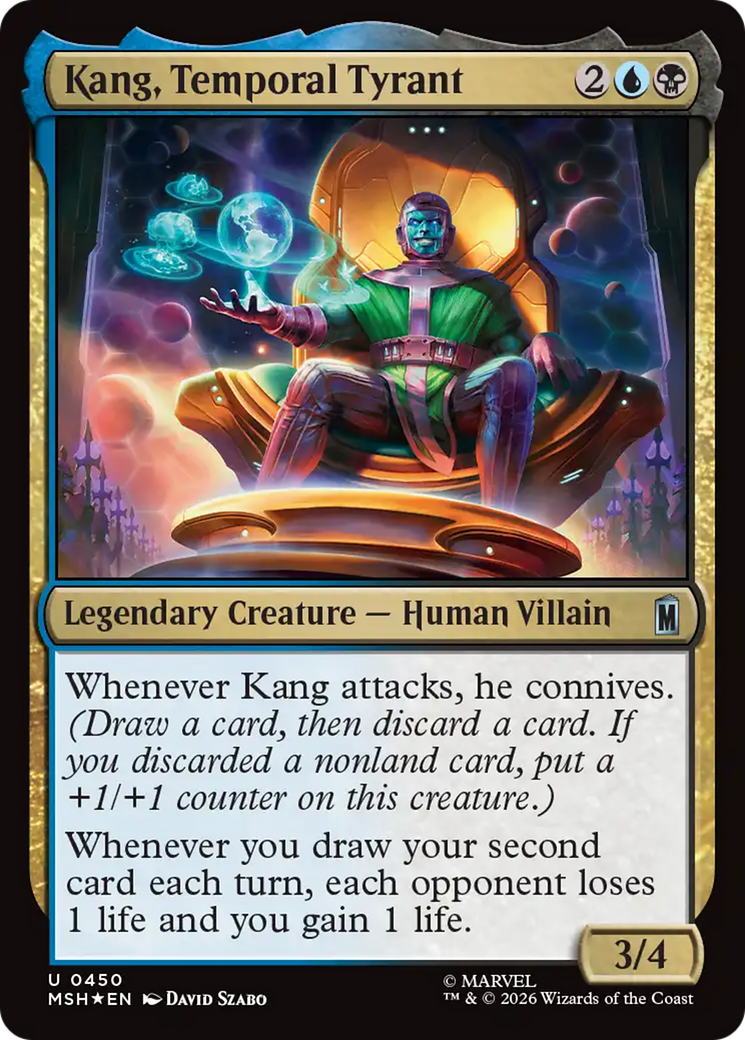 Kang, Temporal Tyrant (Surge Foil) [Marvel Super Heroes] | Deep Dive Games St. Marys