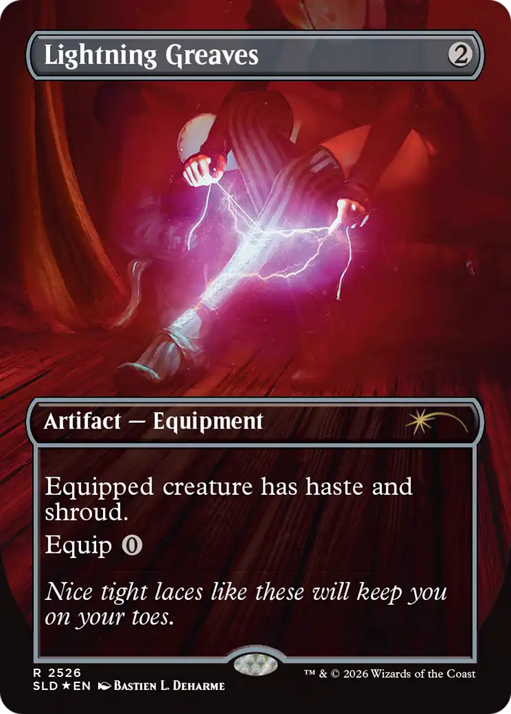 Lightning Greaves (2526) [Secret Lair Drop Series] | Deep Dive Games St. Marys