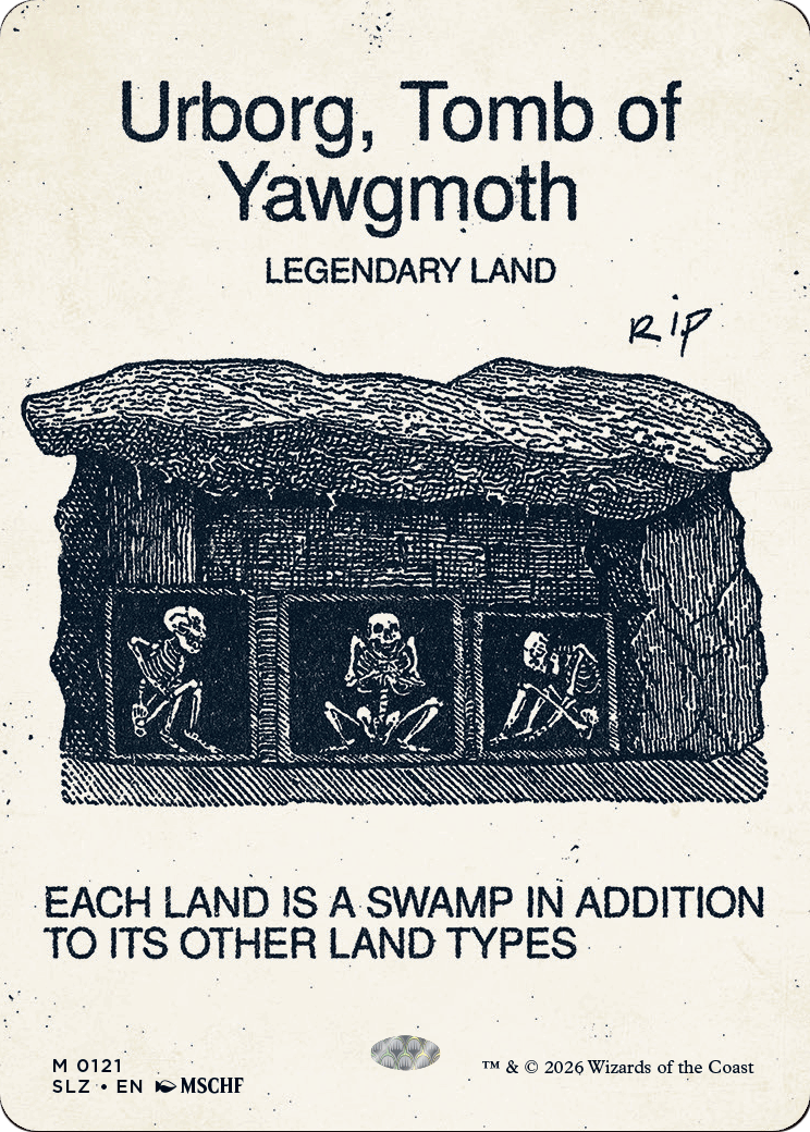Urborg, Tomb of Yawgmoth (0121) [Secret Lair x MSCHF: The Zeta Set] | Deep Dive Games St. Marys