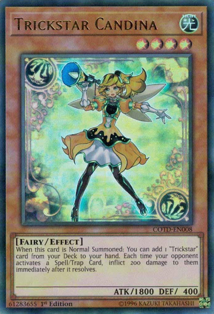 Trickstar Candina [COTD-EN008] Ultra Rare | Deep Dive Games St. Marys