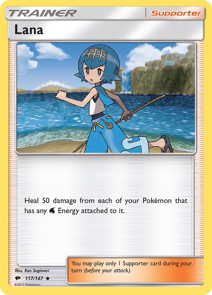 Lana (117/147) [Sun & Moon: Burning Shadows] | Deep Dive Games St. Marys