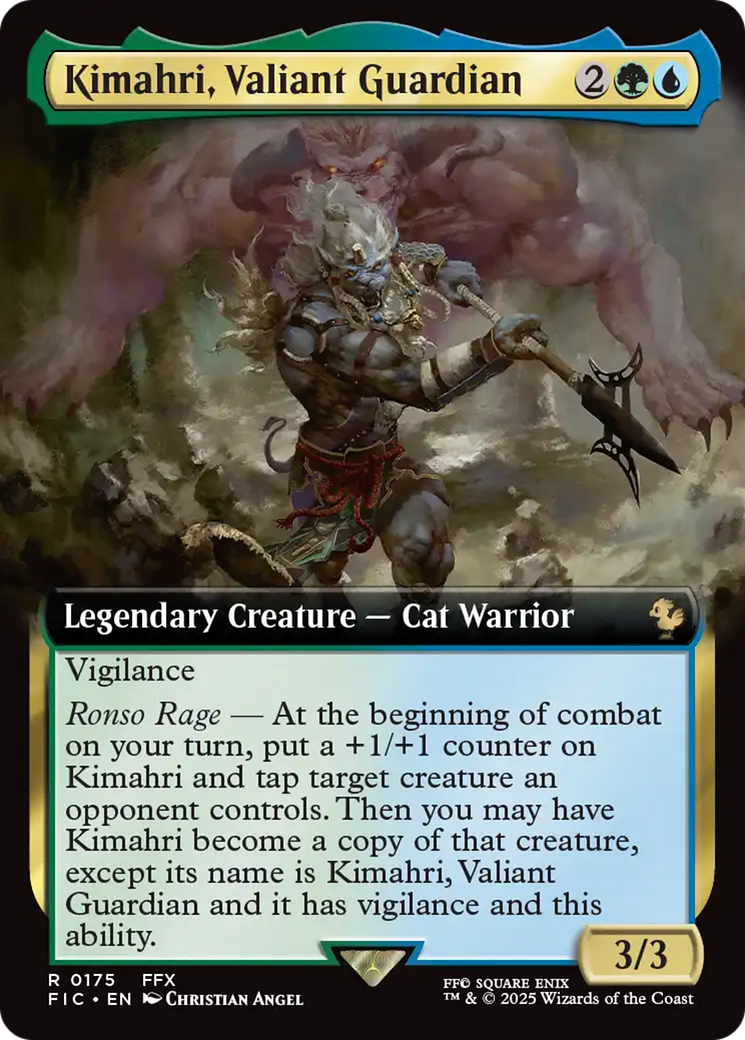 Kimahri, Valiant Guardian (Extended Art) [FINAL FANTASY Commander] | Deep Dive Games St. Marys