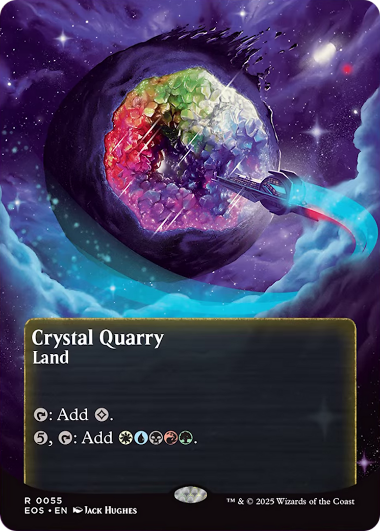 Crystal Quarry (0055) (Borderless) [Edge of Eternities: Stellar Sights] | Deep Dive Games St. Marys