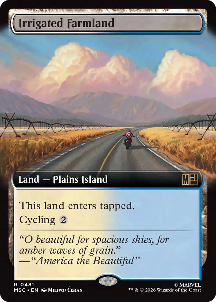 Irrigated Farmland (Extended Art) [Marvel Super Heroes Commander] | Deep Dive Games St. Marys