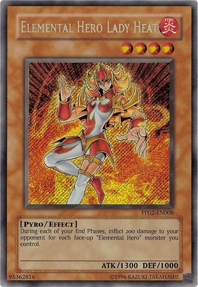 Elemental Hero Lady Heat [PP02-EN008] Secret Rare | Deep Dive Games St. Marys