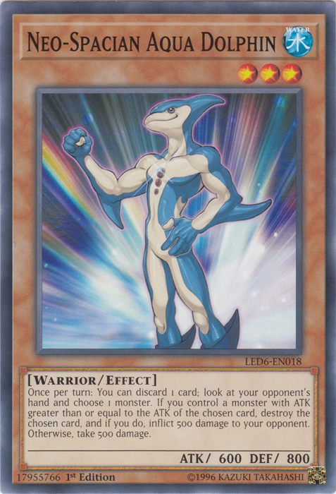 Neo-Spacian Aqua Dolphin [LED6-EN018] Common | Deep Dive Games St. Marys