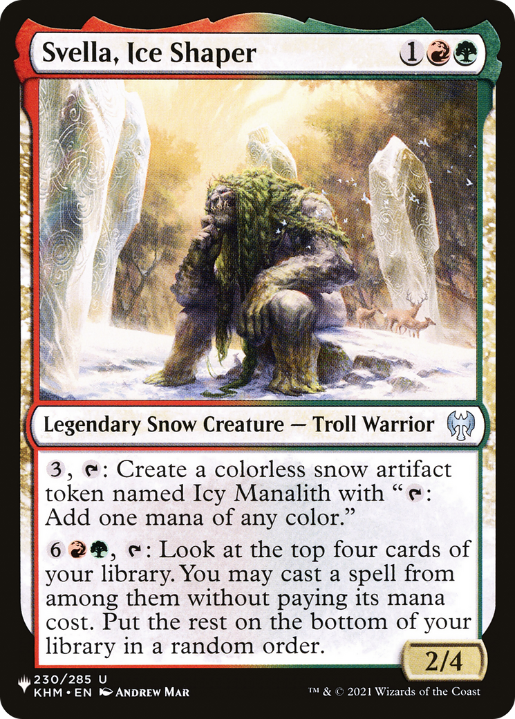 Svella, Ice Shaper [The List] | Deep Dive Games St. Marys